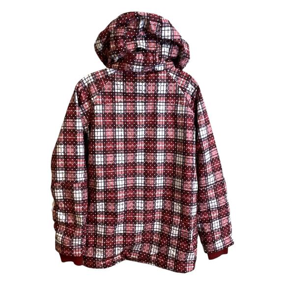 Burton Jacket KIDS Size S Ski Plaid Snowboard Dryride Hooded Waterproof UNISEX - Picture 14 of 16